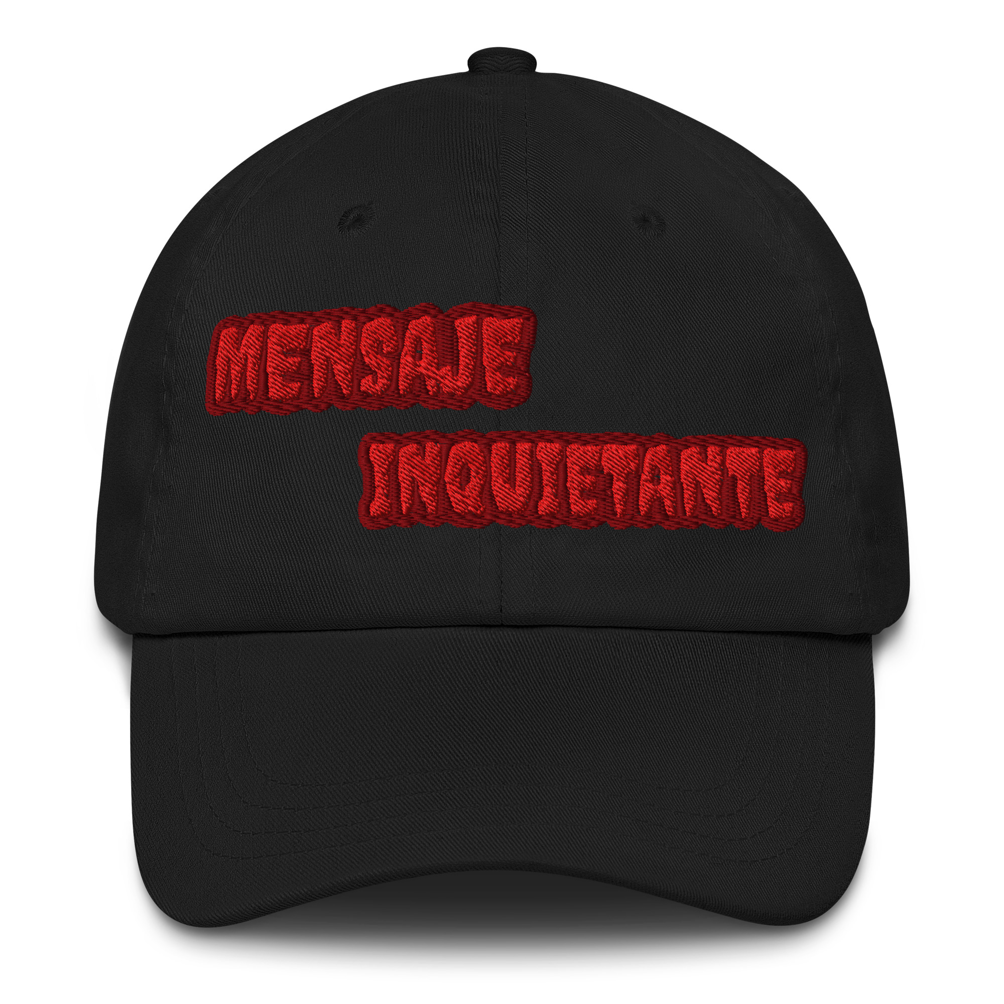 gorra mensaje inquietante